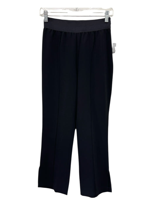 5a7 Cinq a Sept Size 4 Black Triacetate & Polyester Elastic Waist Side Zip Pants Black / 4