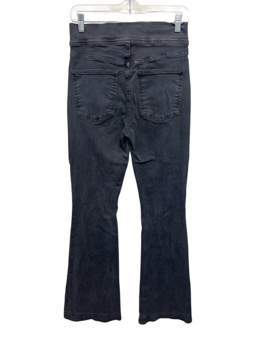 Veronica Beard Jeans Size 28 Black Cotton Denim Mid Rise Zip Fly Flare Jeans Black / 28