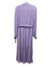Self-Portrait Size 10 Lilac Purple Polyester Accordion Pleats Long Sleeve Dress Lilac Purple / 10