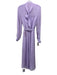Self-Portrait Size 10 Lilac Purple Polyester Accordion Pleats Long Sleeve Dress Lilac Purple / 10