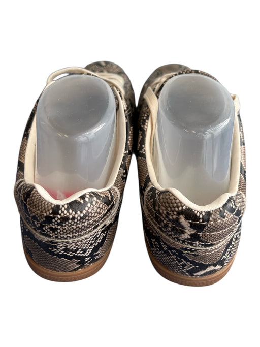 Zara Shoe Size 38 Brown & Black Leather Upper Snake Print Round Toe Shoes Brown & Black / 38