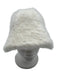 Lele Sadoughi White Polyester Pearl Bucket Hat White / One Size
