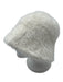 Lele Sadoughi White Polyester Pearl Bucket Hat White / One Size
