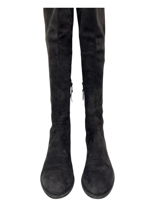 Stuart Weitzman Shoe Size 11 Dark Gray Suede Knee High Side Zip Almond Toe Boots Dark Gray / 11