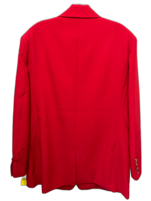 Walter Baker Size M Red Polyester & Spandex 2 Buttons Flap Pocket Blazer Jacket Red / M