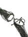 Alexis Bittar Mixed Tone Metal Rhinestone Detail Layered Scissor Necklace Mixed Tone