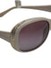 Bvlgari Off White & Pink Acetate Rhinestone Detail Round Sunglasses Off White & Pink