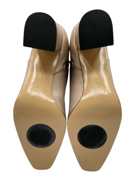 Amalfi by Rangoni Shoe Size 11 Gold Leather Upper Metallic Side Zip Ankle Boots Gold / 11