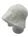 Lele Sadoughi White Polyester Pearl Bucket Hat White / One Size