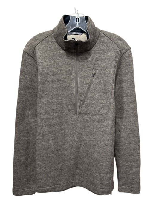 Toad&Co NWT Size S Gray Synthetic Heathered Quarter Zip Men's Jacket Gray / S