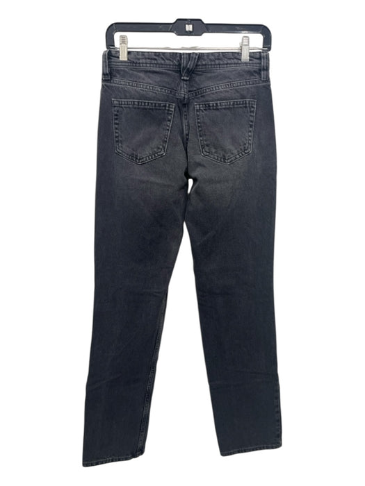 We The Free Size 26 Black Wash Cotton Denim Button Fly Low Rise Pockets Jeans Black Wash / 26