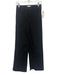 Frame Size 27 Black Cotton & Polyester Zip Fly High Rise Wide Leg Jeans Black / 27