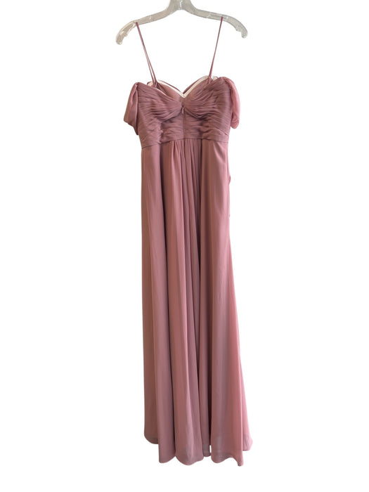Azazie Size Est S Pink No Fabric Tag Detachable Strap Sweetheart Neckline Gown Pink / Est S