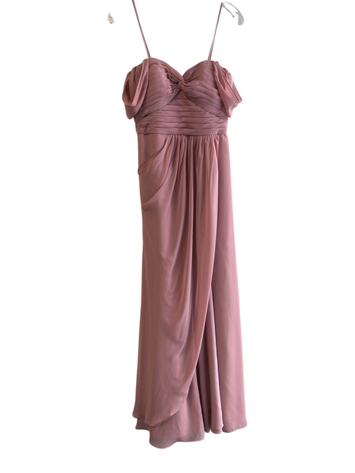 Azazie Size Est S Pink No Fabric Tag Detachable Strap Sweetheart Neckline Gown Pink / Est S