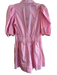 Hunter Bell Size 2 Pink 100% Cotton Short Sleeve Balloon Sleeve Pockets Romper Pink / 2