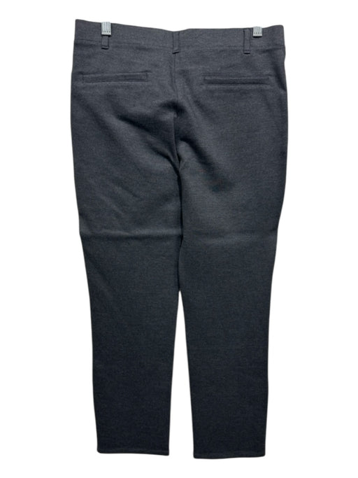 Quince Size M Gray Rayon Blend Elastic Waist High Rise Straight Pants Gray / M