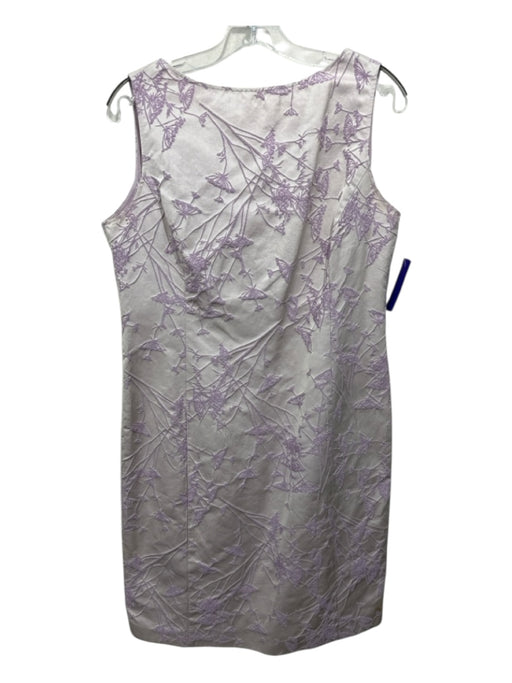 Armani Collezioni Size 14 Lavendar No Fabric Tag Sleeveless Back Zip Dress Lavendar / 14