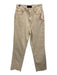 Zara Size 2 Cream White Cotton Denim High Rise Straight Leg Jeans Cream White / 2