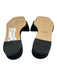 Maeve Shoe Size 7 Black leather sole Textile Upper Bow Open Toe Slide Sandals Black / 7