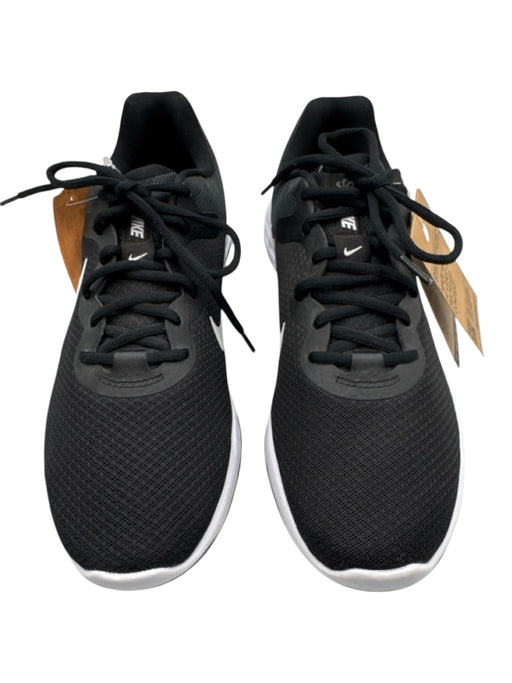 Nike Shoe Size 11 Black & White Synthetic Running Lace Up Mesh Sneakers Black & White / 11