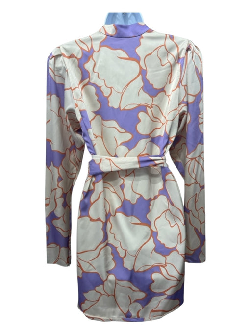 aLEXIE Size M yellow, lavender purple, orange Polyester Blend Sash Robe yellow, lavender purple, orange / M