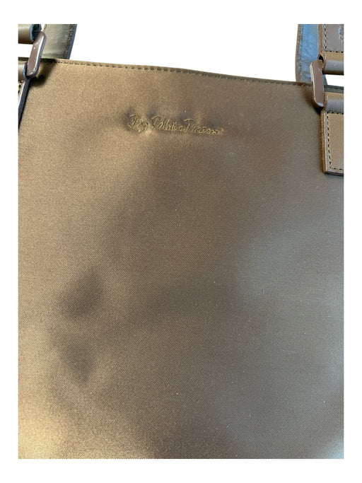 Paloma Picasso Green Vinyl Shoulder Bag Interior & Exterior Pockets Purse Green