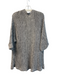 Eileen Fisher Size 1X Gray Cotton & Nylon Open Knit Heathered Cardigan Gray / 1X