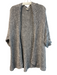 Eileen Fisher Size 1X Gray Cotton & Nylon Open Knit Heathered Cardigan Gray / 1X