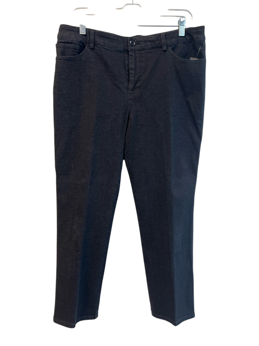 Peace Of Cloth Size 12 Black Cotton & Spandex Stretch Denim Solid Jeans Black / 12