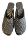 Burberry Shoe Size 38 Black Lambskin Leather Diamond Quilted Kitten Heel Shoes Black / 38