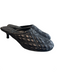 Burberry Shoe Size 38 Black Lambskin Leather Diamond Quilted Kitten Heel Shoes Black / 38