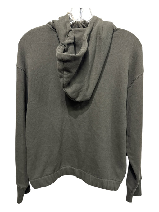 Vince Size XS Olive Green Cotton Drawstring Zipper Detail Hoodie Jacket Olive Green / XS