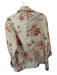 We The Free Size XS Tan & Red Cotton Long Sleeve Flowers Oversized Jacket Tan & Red / XS