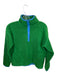J. Crew Size XS Green & Blue Polyester Fleece Snap Button pocket Jacket Green & Blue / XS