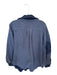 Free People Size XS Navy Cotton Blend Button Front Patch Detailing Jacket Navy / XS