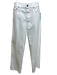 The Row Size 6 White Cotton Denim High Rise Straight Leg Pockets Jeans White / 6