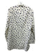 Marni Size Est L Cream, Blue, Beige Cotton Abstract Print Button Up Top Cream, Blue, Beige / Est L