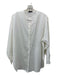 Olive Size L White Cotton Button Up Long Sleeve Top White / L