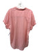 XiRENA Size S Salmon Cotton Button Up Short Sleeve Collar Top Salmon / S