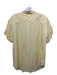 XiRENA Size S Yellow Cotton Button Up Short Sleeve Collar Top Yellow / S