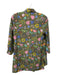 CamicettaSnob Size M Green, Blue, Multi floral print Button Up Long Sleeve Top Green, Blue, Multi / M