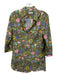 CamicettaSnob Size M Green, Blue, Multi floral print Button Up Long Sleeve Top Green, Blue, Multi / M