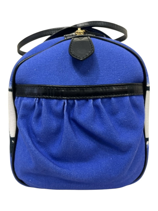 Roberta di Camerino Blue, Orange, Multi Printed 2 handles Zip closure Bag Blue, Orange, Multi / M