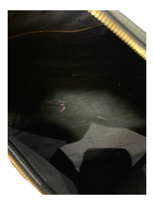 Roberta di Camerino Blue, Orange, Multi Printed 2 handles Zip closure Bag Blue, Orange, Multi / M