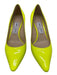 Jimmy Choo Shoe Size 38 Neon Patent Leather Pointed Toe Pumps Neon / 38