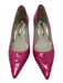 Sophia Webster Shoe Size 38 Pink Print Patent Leather Glitter Pointed Toe Pumps Pink Print / 38