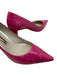 Sophia Webster Shoe Size 38 Pink Print Patent Leather Glitter Pointed Toe Pumps Pink Print / 38