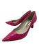 Sophia Webster Shoe Size 38 Pink Print Patent Leather Glitter Pointed Toe Pumps Pink Print / 38