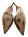 Gianvito Rossi Shoe Size 38 Nude Beige Patent Leather Pointed Toe Mid Heel Pumps Nude Beige / 38
