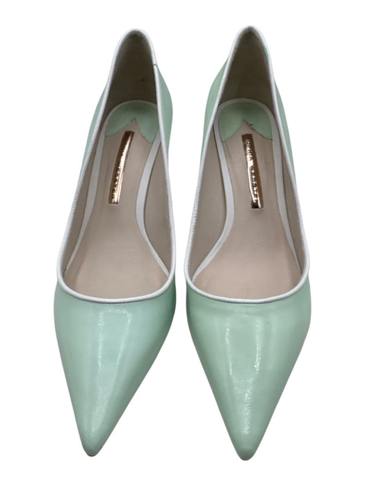 Sophia Webster Shoe Size 38 Mint Green Patent Leather Pointed Toe Pumps Mint Green / 38